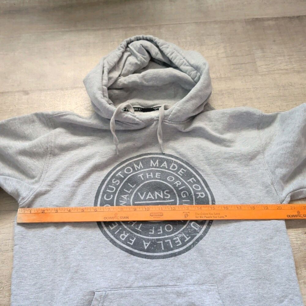 VANS Men Sweatshirt Medium M Hoodie Off the Walls Graphic Pullover Since 1966 * - Picture 3 of 8